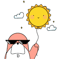 Sun Hello Sticker