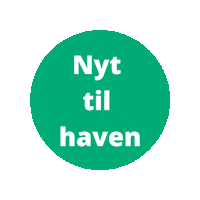 Tekst Sticker by Plantetorvet.dk