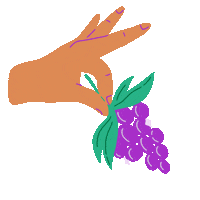 Grape Soda Eating Sticker by OLIPOP