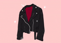 annasalmi glitter ootd jacket leather GIF