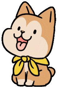 Excited Shiba Inu Sticker by Ai and Aiko