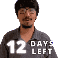 12 Days Sticker