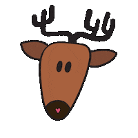 Christmas Heart Sticker