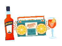 Happy Music Note Sticker by Aperol USA