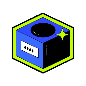 takeoffproductions play videogames takeoff gamecube Sticker