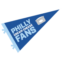 Super Bowl Football Sticker by Philadelphia Cream Cheese