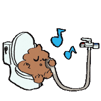 Toilet Singing Sticker