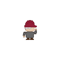 Pixel Fire Sticker by Combiente