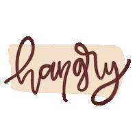 rahmainas food angry hungry and Sticker