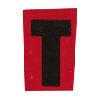 Vintage Letter Sticker