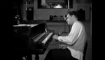 Piano GIF by Glenn Gould