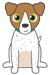 Dog Terrier Sticker by Os Paulistinhas