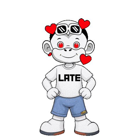 Running Late Sticker by Zhot