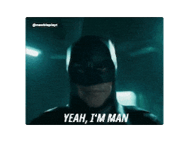newbiepieyt man batman i am batman i am man Sticker