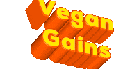 Gym Vegan Sticker by Aquafaba Test Kitchen