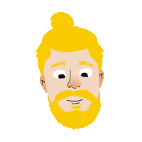 Happy Look Here Sticker by allyoucancontent