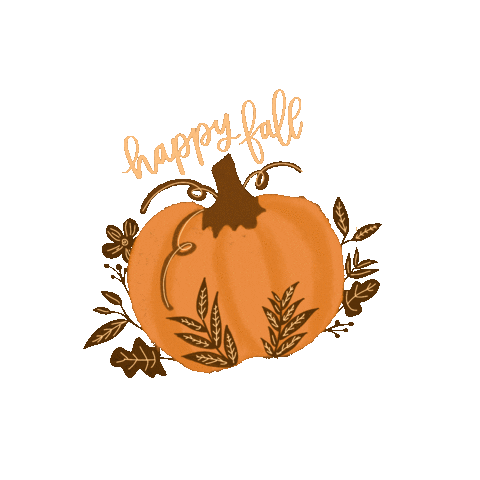 Fall Pumpkin Sticker