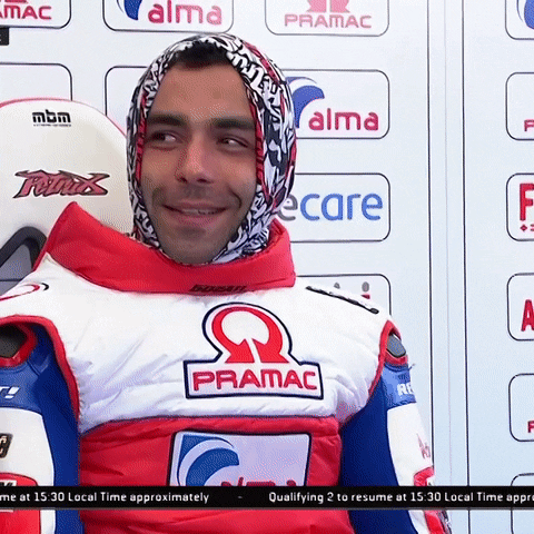 warm up hello GIF by MotoGP