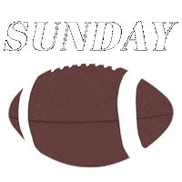 Game Day Football Sticker