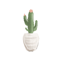 Soloairina garden boho floral cactus Sticker