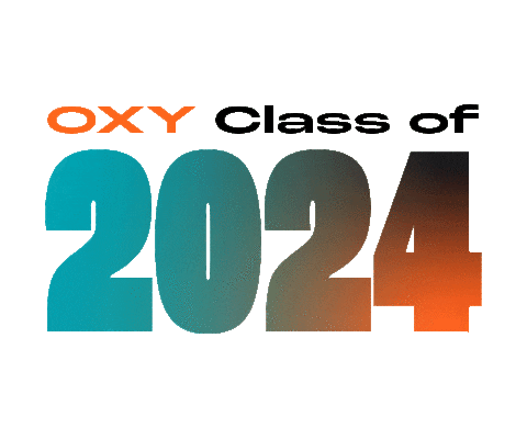 Class Of 2024 Sticker by Occidental College