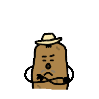Potato 감자 Sticker