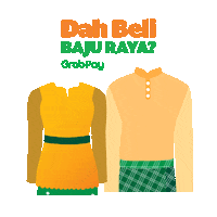 Hari Raya Shopping Sticker by GrabFoodMY