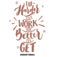 Work Quote Sticker by By Oriana Collection