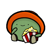 meetmito drama tea popcorn mito Sticker