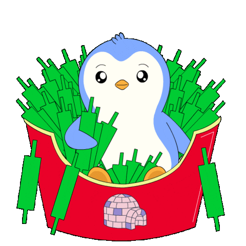 Crypto Penguin Sticker by Pudgy Penguins