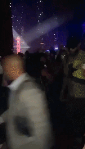 LeBron James Pushes Away Fan at Usher Concert