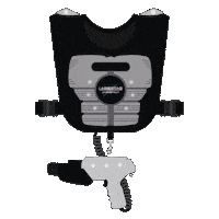 Phaser Sticker by LaserTag Darmstadt