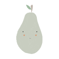 manuelicas fruit pastel fruta pear Sticker