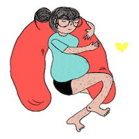 archtoon love goodnight pregnancy sleepwell Sticker