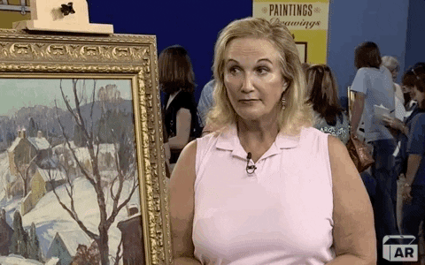 Hand To Chest Reaction GIF by ANTIQUES ROADSHOW | PBS