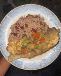 Rice And Peas Foodie GIF