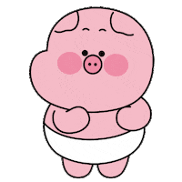 handeongi dance cute dancing pig Sticker