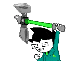 hammer time Sticker by Homestuck