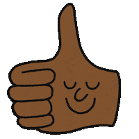 White House Thumbs Up Sticker by No Labels