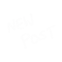 alfandflorence new new post peach handwritten Sticker