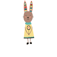 Bunny Girl Sticker by PSfamilyNYC