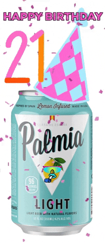 Celebrate Birthday Card GIF by Palmia Beer