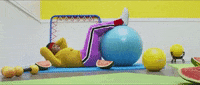 working out fruit salad GIF by Tierra Whack