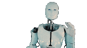 Robot Cyborg Sticker by DutchEyeMedia