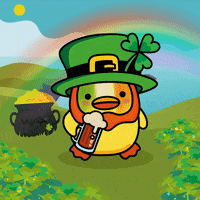 digitalducks stabby quacks cartoon duck digital ducks GIF