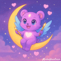 MishaHeartseer love heart cartoon run GIF