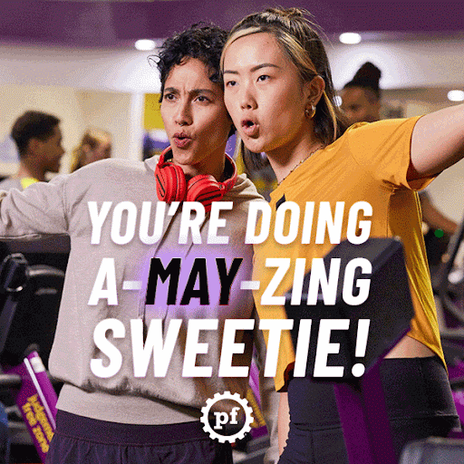 Amayzing Youre Doing Amazing GIF by Planet Fitness