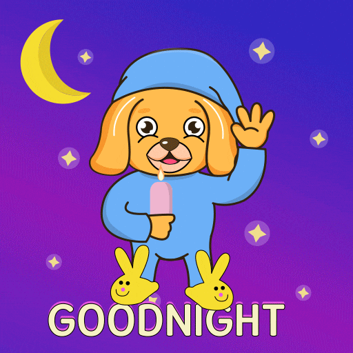 Tired Good Night GIF by MyMorningDog