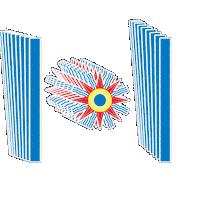 Flag Jesus Sticker by chaldeanmediahistory