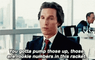 giphyupload numbers rookie wolf of wallstreet GIF
